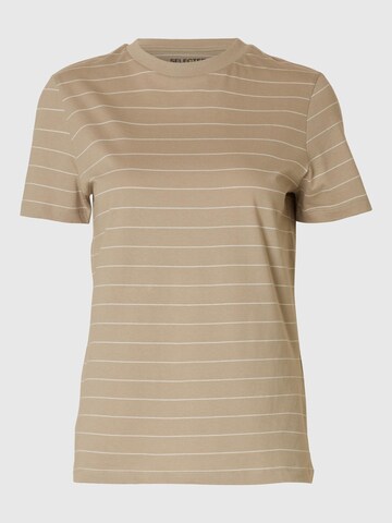T-shirt SELECTED FEMME en beige