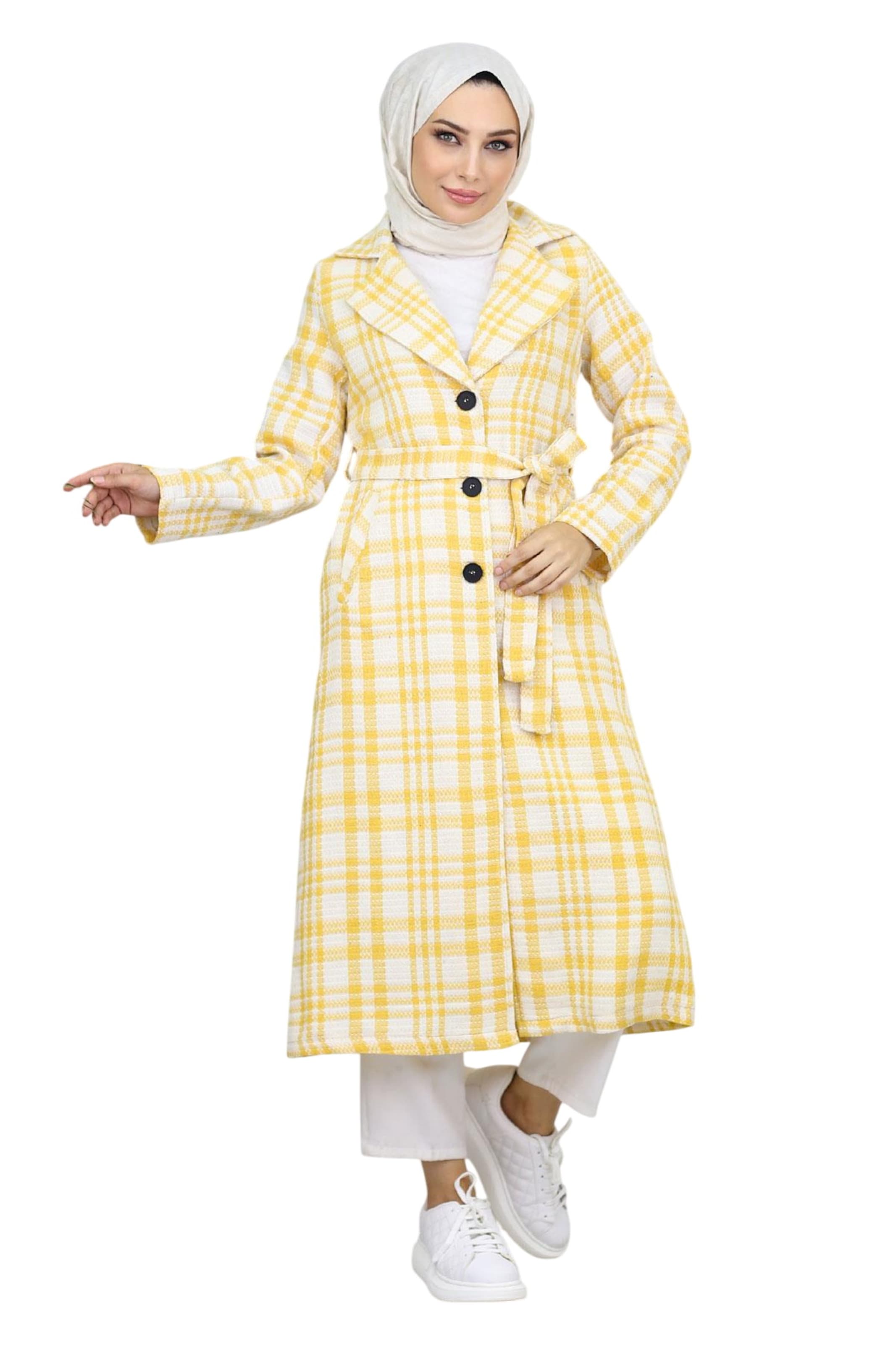 MODAMIHRAM Between-seasons coat in Yellow