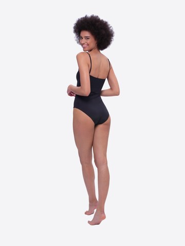 MAREZZA Push-up Shaping swimsuit 'Isola Bella Bustier Shaping Swimsuit Monochrome' in Black