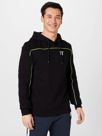 11 Degrees Sweatshirt in Black: front