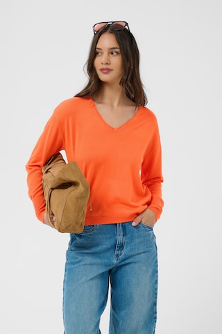 Kaffe Trui in Oranje: voorkant