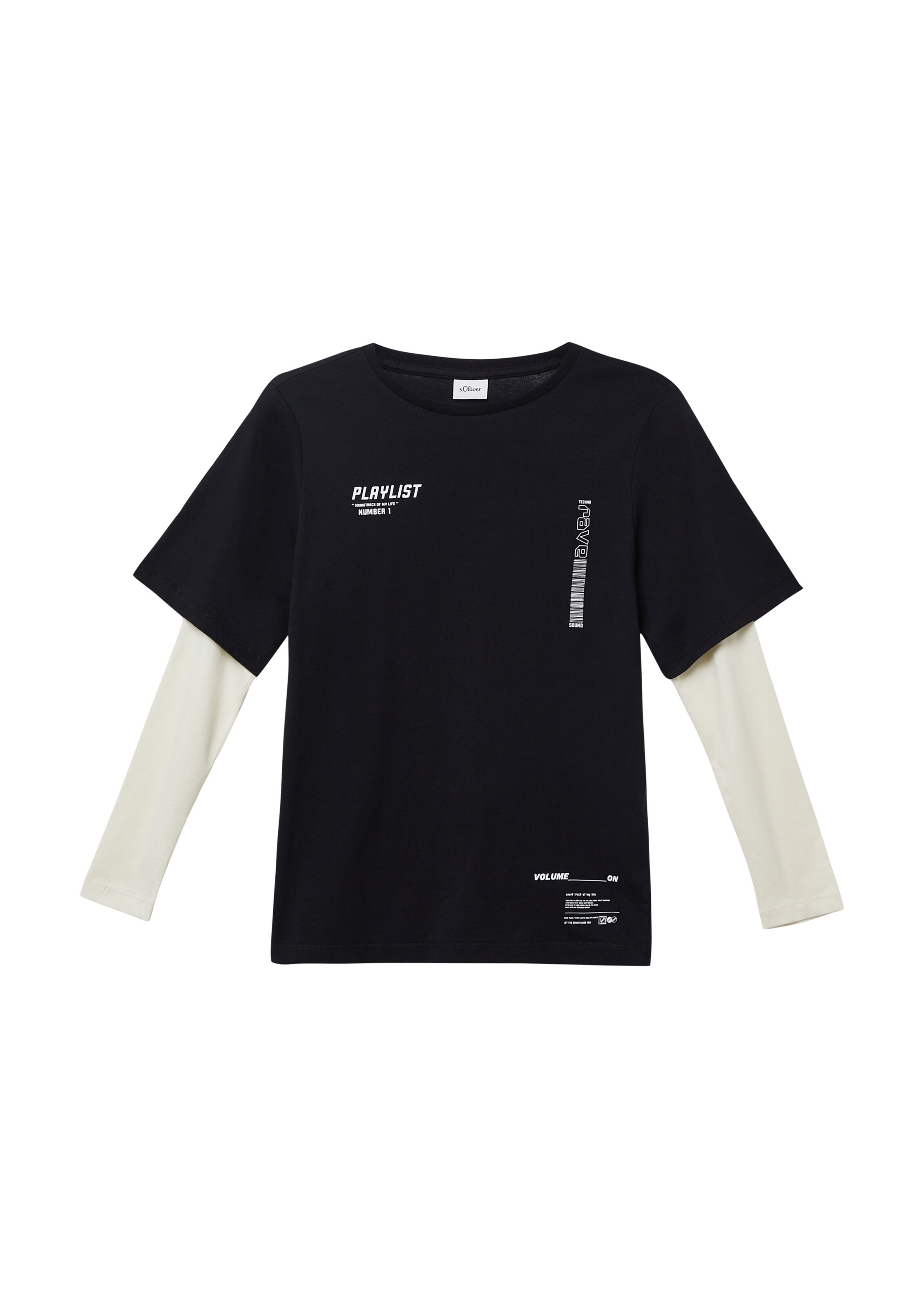 s.Oliver Shirt in Black: front