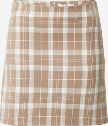 NA-KD Skirt in Beige: front