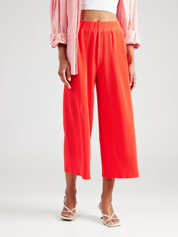 s.Oliver Wide leg Trousers in Red: front