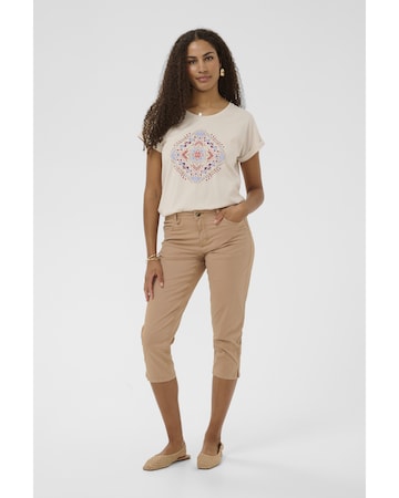 Regular Pantalon 'CRBerta ' Cream en beige