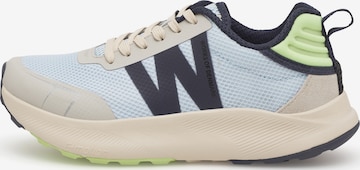 Baskets basses WODEN en bleu : devant