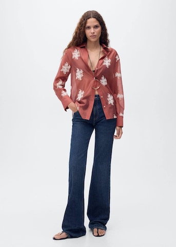 MANGO Bluse 'Flora' in Orange