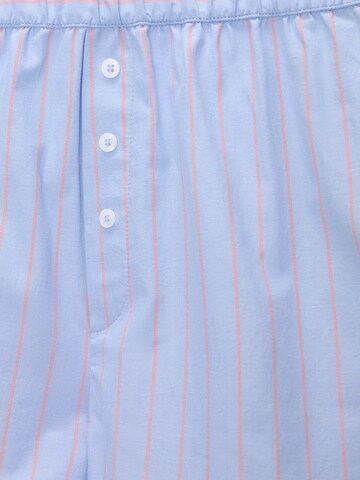 Pull&Bear Normalny krój Spodnie w kolorze niebieski