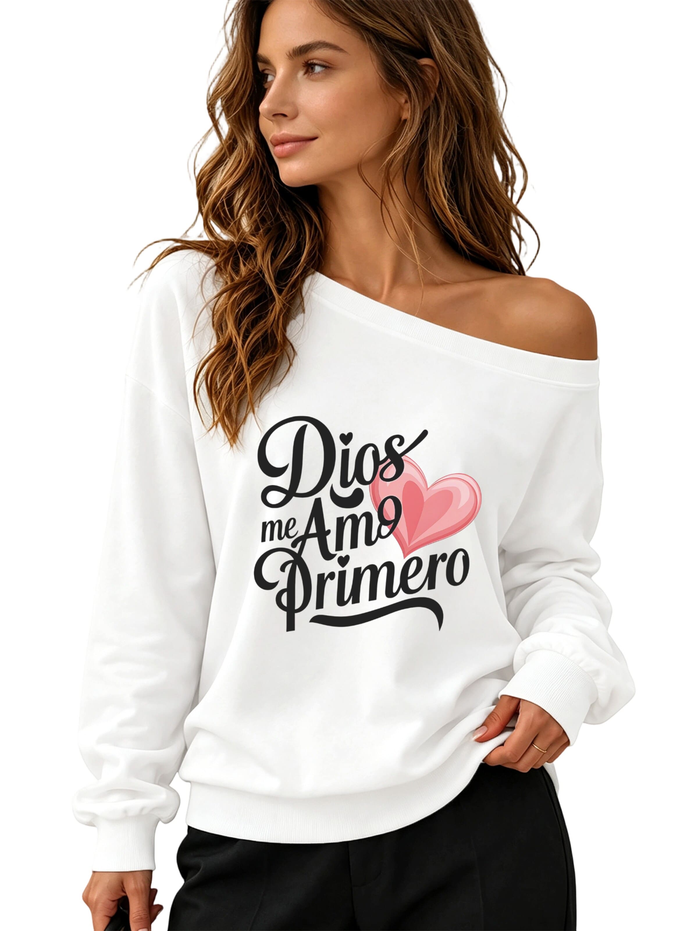 GORHEY Sweatshirt in White: front
