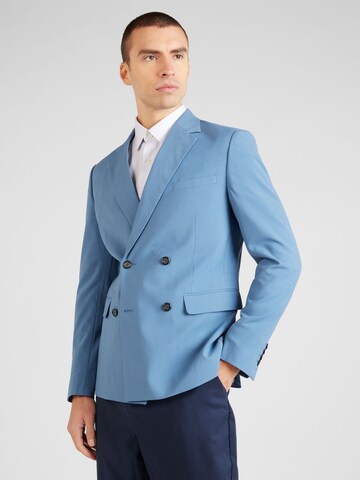 Coupe regular Veste de costume Lindbergh en bleu : devant