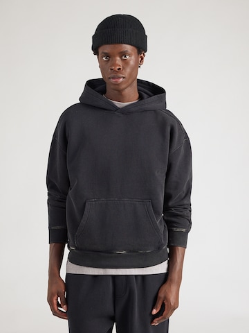 HOLLISTER Tréning póló - fekete: elől