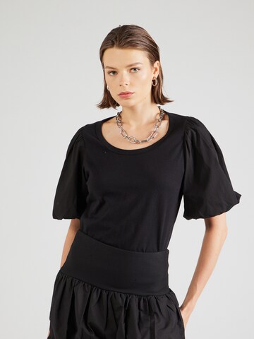 SOAKED IN LUXURY Blouse 'Filippa' in Black: front