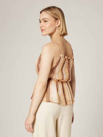 Guido Maria Kretschmer Women Top 'Viviana' in Beige: back