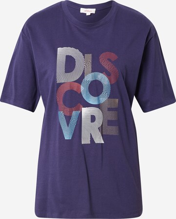 T-shirt s.Oliver en bleu : devant