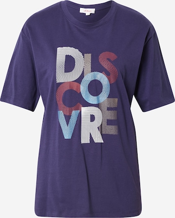 s.Oliver Shirt in Blauw: voorkant