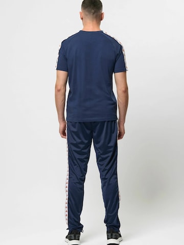 Coupe slim Pantalon 'Banda Astoria' KAPPA en bleu