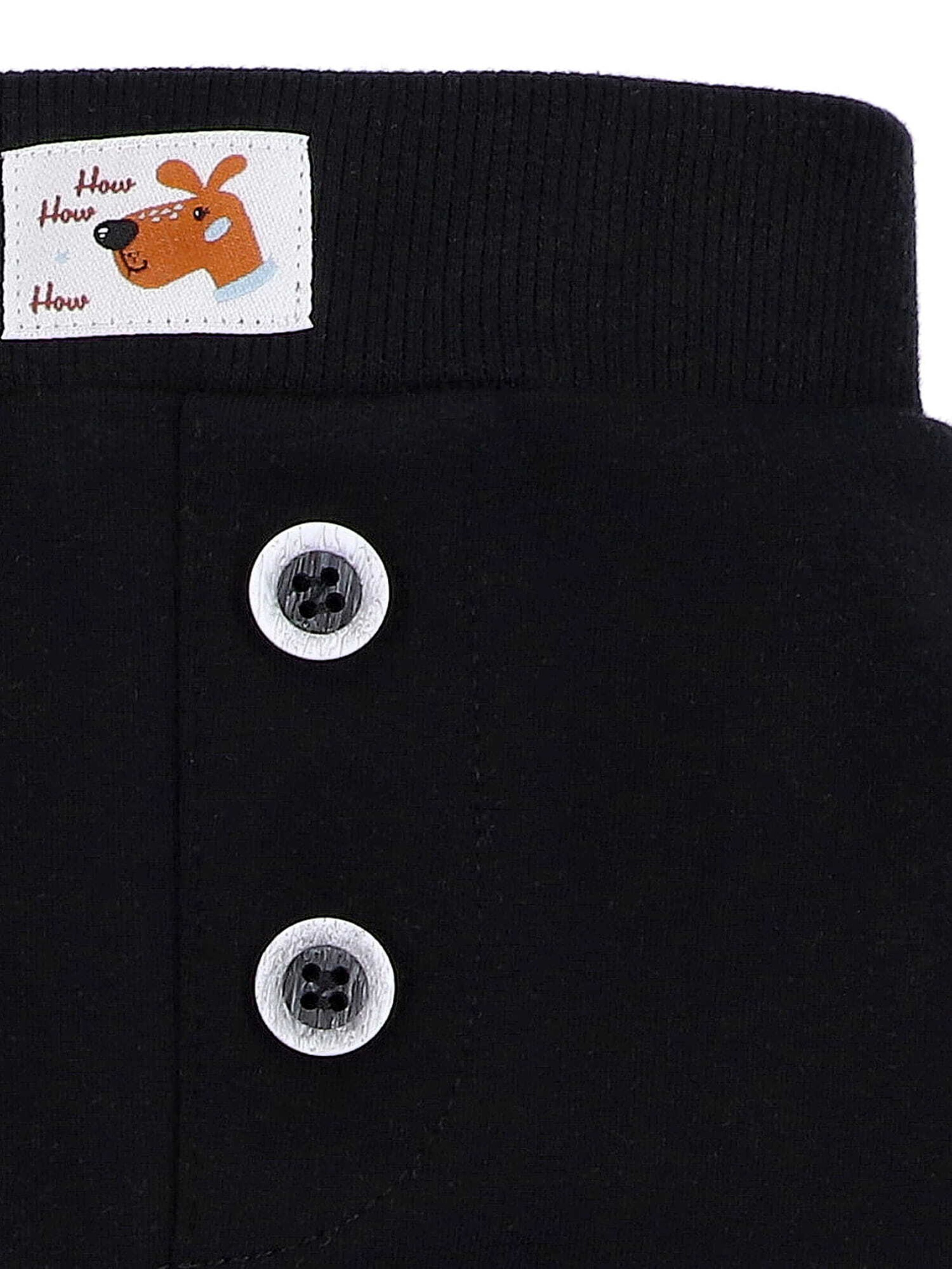 NINI Tapered Broek 'Hund' in Zwart