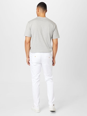 Regular Pantaloni eleganți 'Bleecker' de la TOMMY HILFIGER pe alb