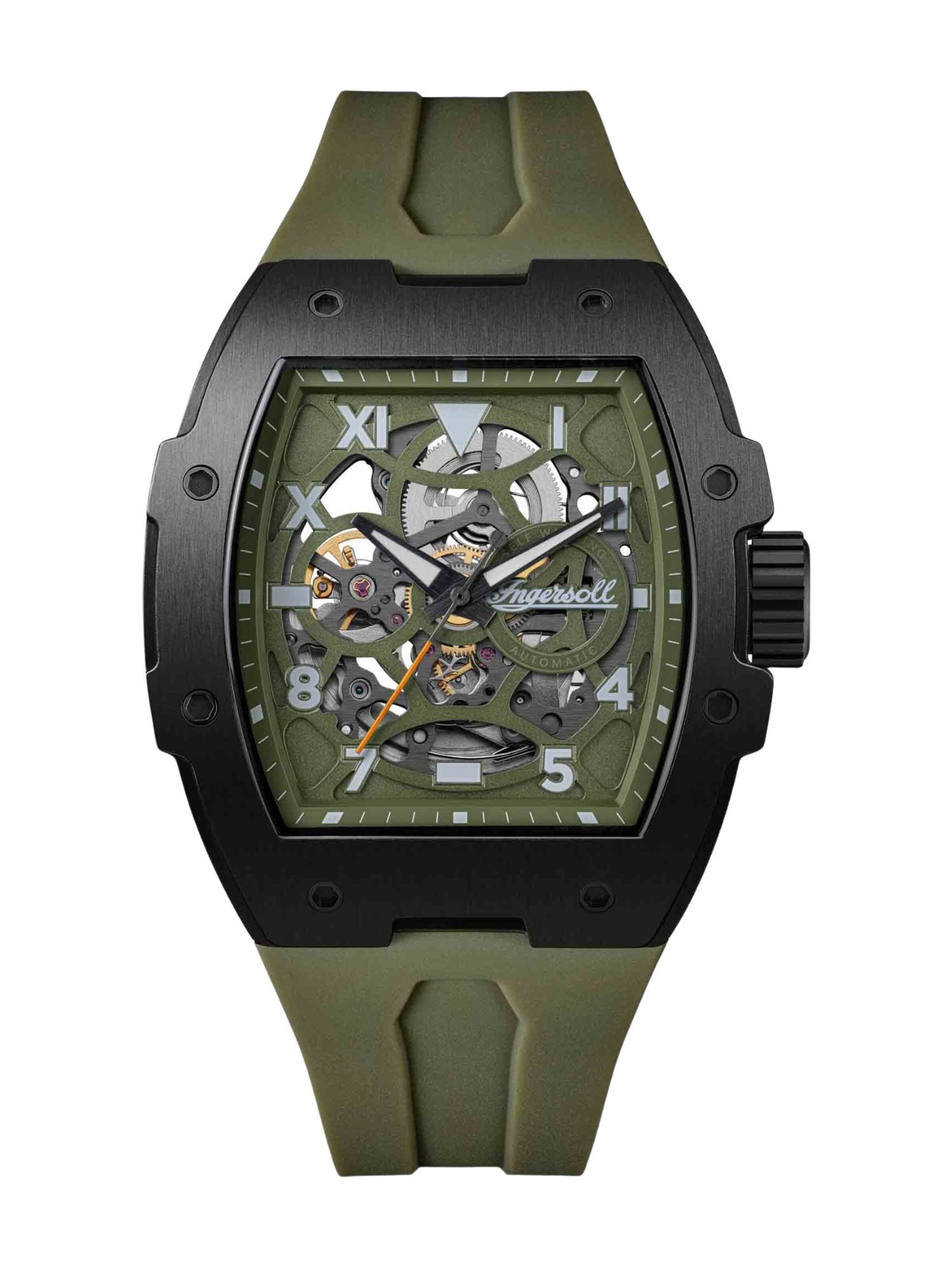 INGERSOLL Analog watch 'The Play' in Green: front