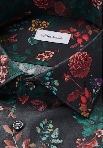 SEIDENSTICKER Slim fit Zakelijk overhemd 'Schwarze Rose' in Gemengde kleuren