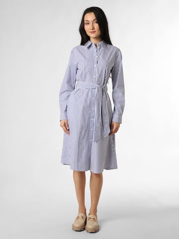 Robe-chemise Franco Callegari en bleu : devant