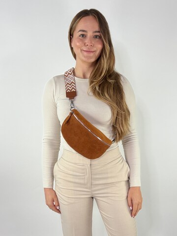 lePelou Belt bag 'NOA medium' in Brown