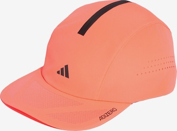 ADIDAS PERFORMANCE - Boné desportivo 'Running x Adizero' em laranja: frente