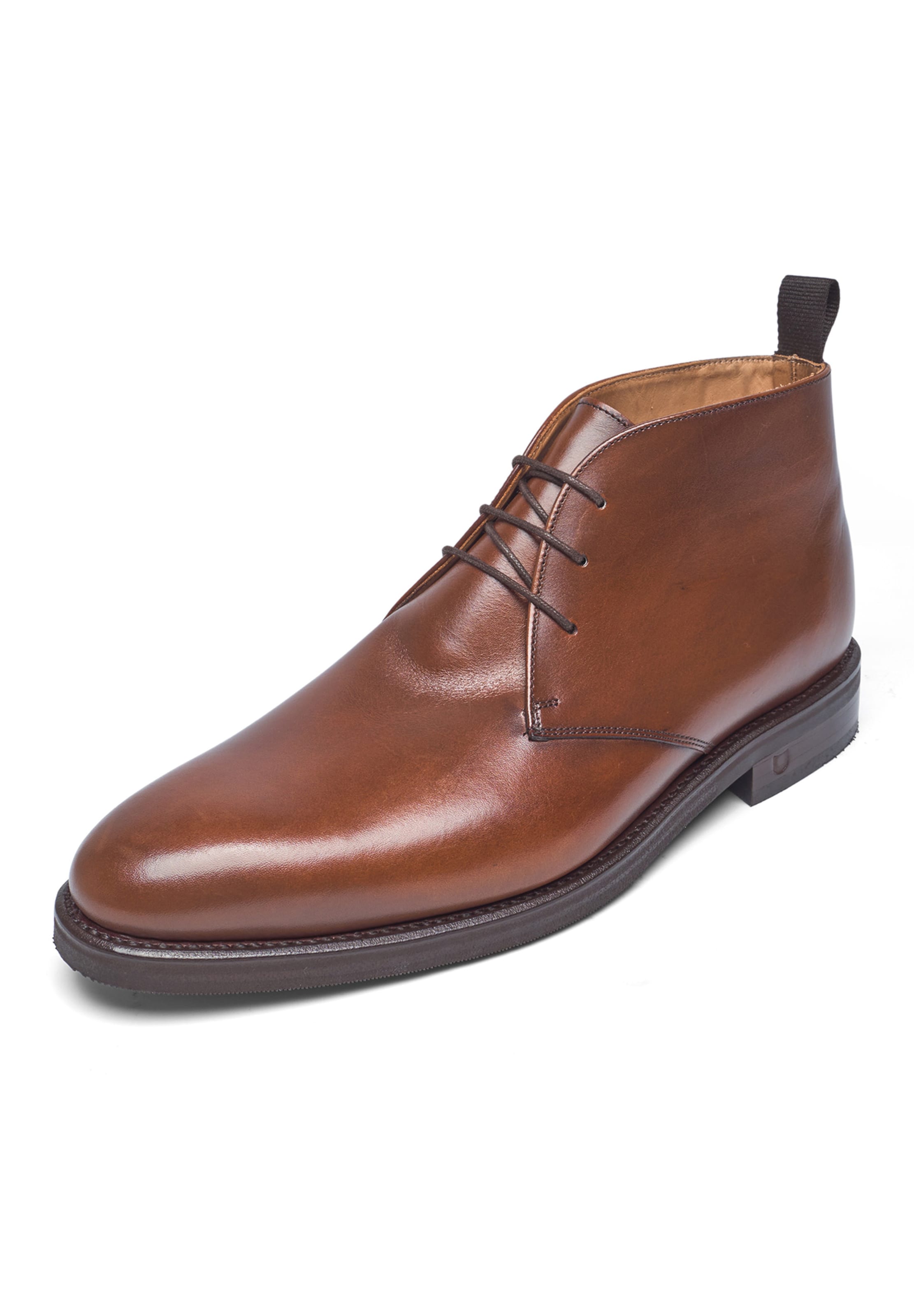 Henry Stevens Schnürboots ' Marshall ' in Braun: Vorderseite