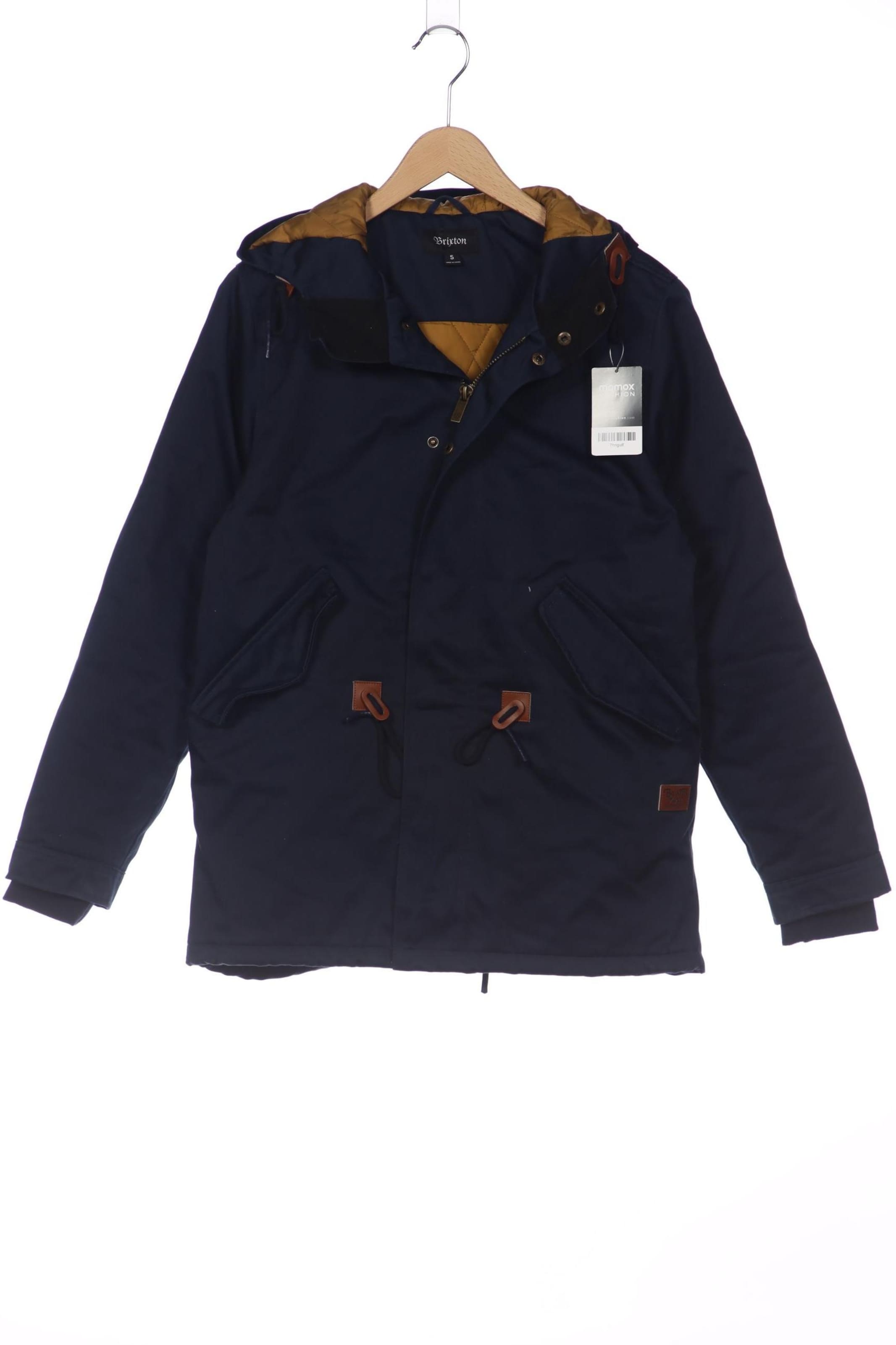 Brixton Mantel S in Blau: Vorderseite