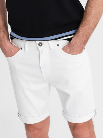 Ombre Regular Jeans in White