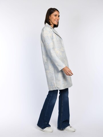 White Label by RoFa Between-Seasons Coat in Blue