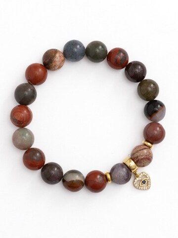 Secret Stones Bracelet 'Sunset Canyon' in Brown: front