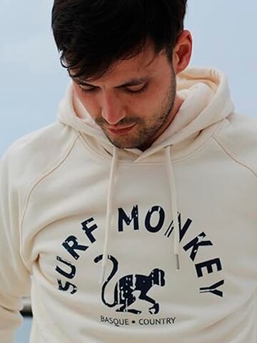 Surf Monkey - Sudadera en blanco