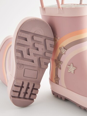 Bottes en caoutchouc Next en rose