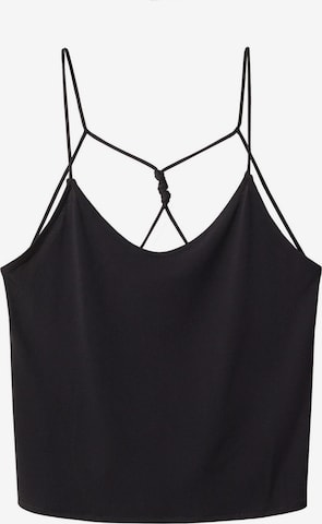 MANGO Blouse 'APPEN' in Black: front