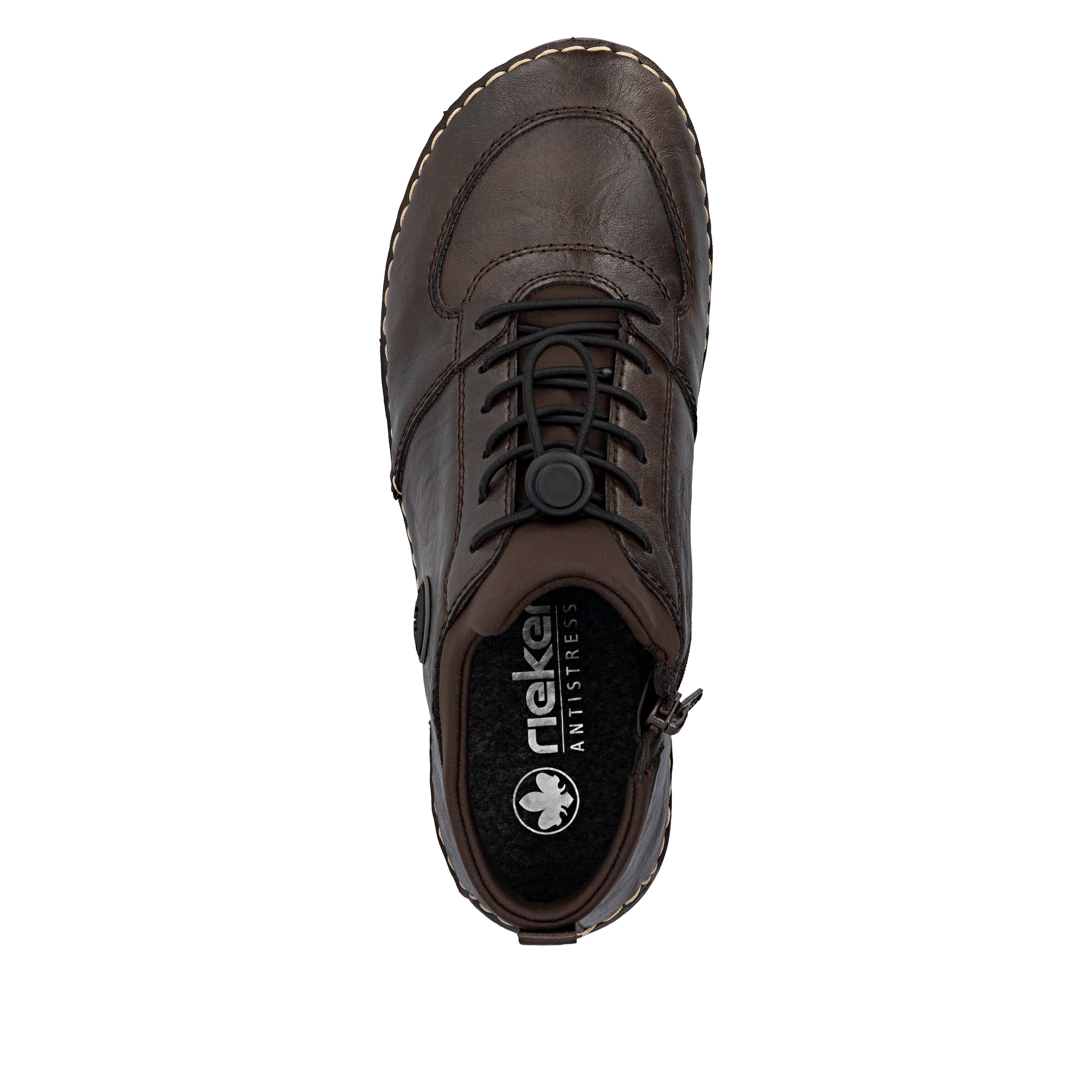 Bottines à lacets Rieker en marron