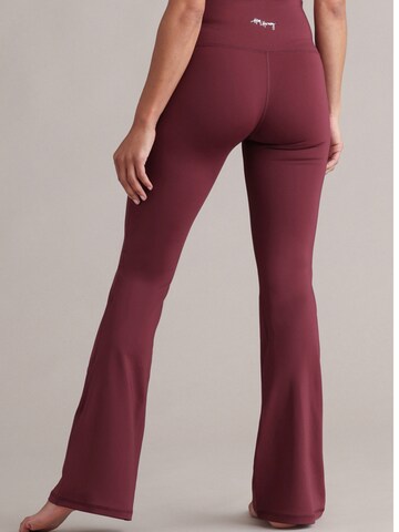 Hey Honey Flared Leggings 'Flared' in Lila