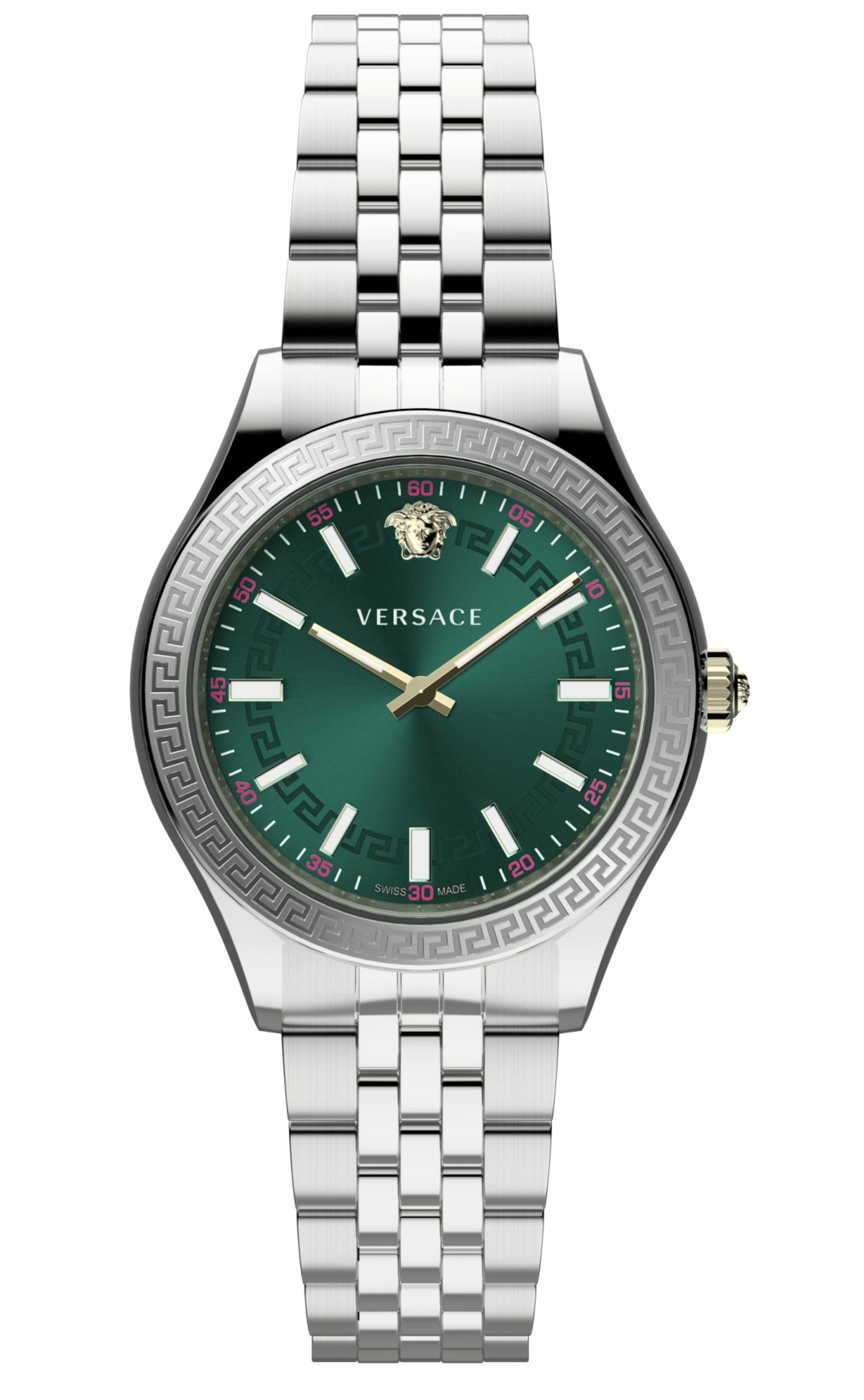 VERSACE Analoguhr in Silber: Vorderseite