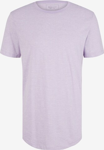 T-Shirt TOM TAILOR DENIM en violet : devant