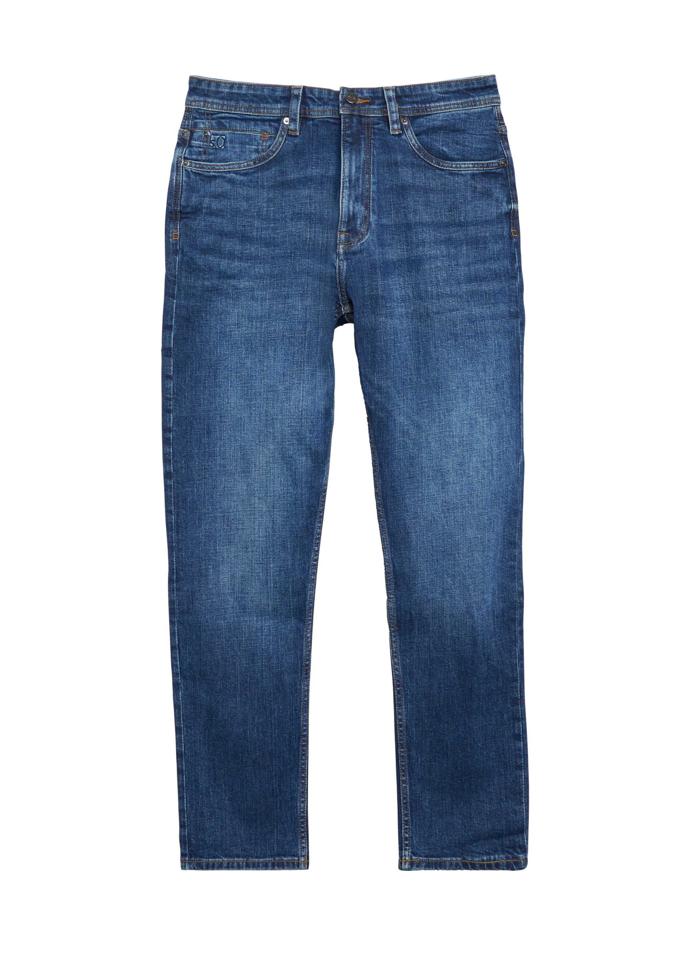 s.Oliver Tapered Jeans in Blauw: voorkant