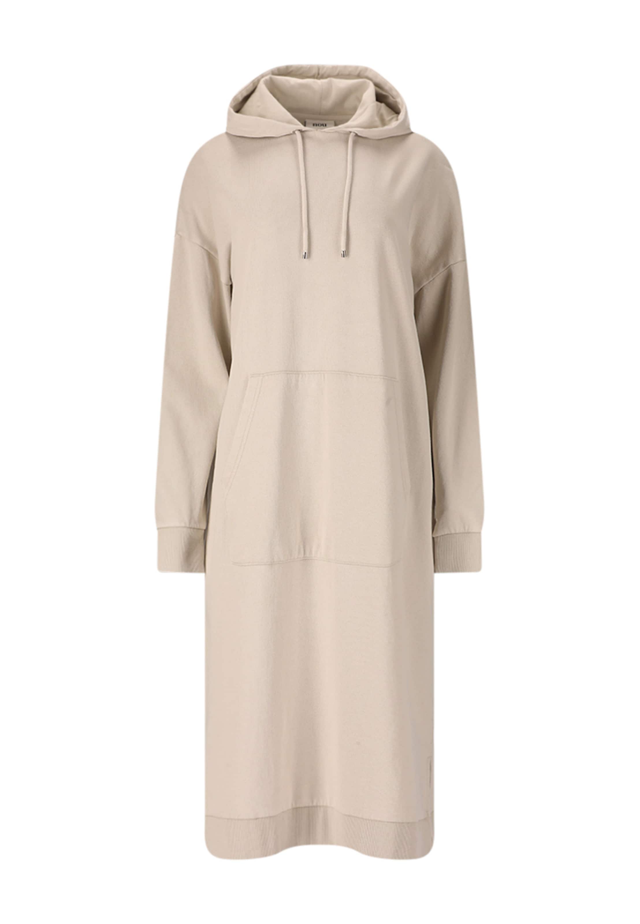 NOU Sweatshirtkleid 'Rala' in Braun: Vorderseite