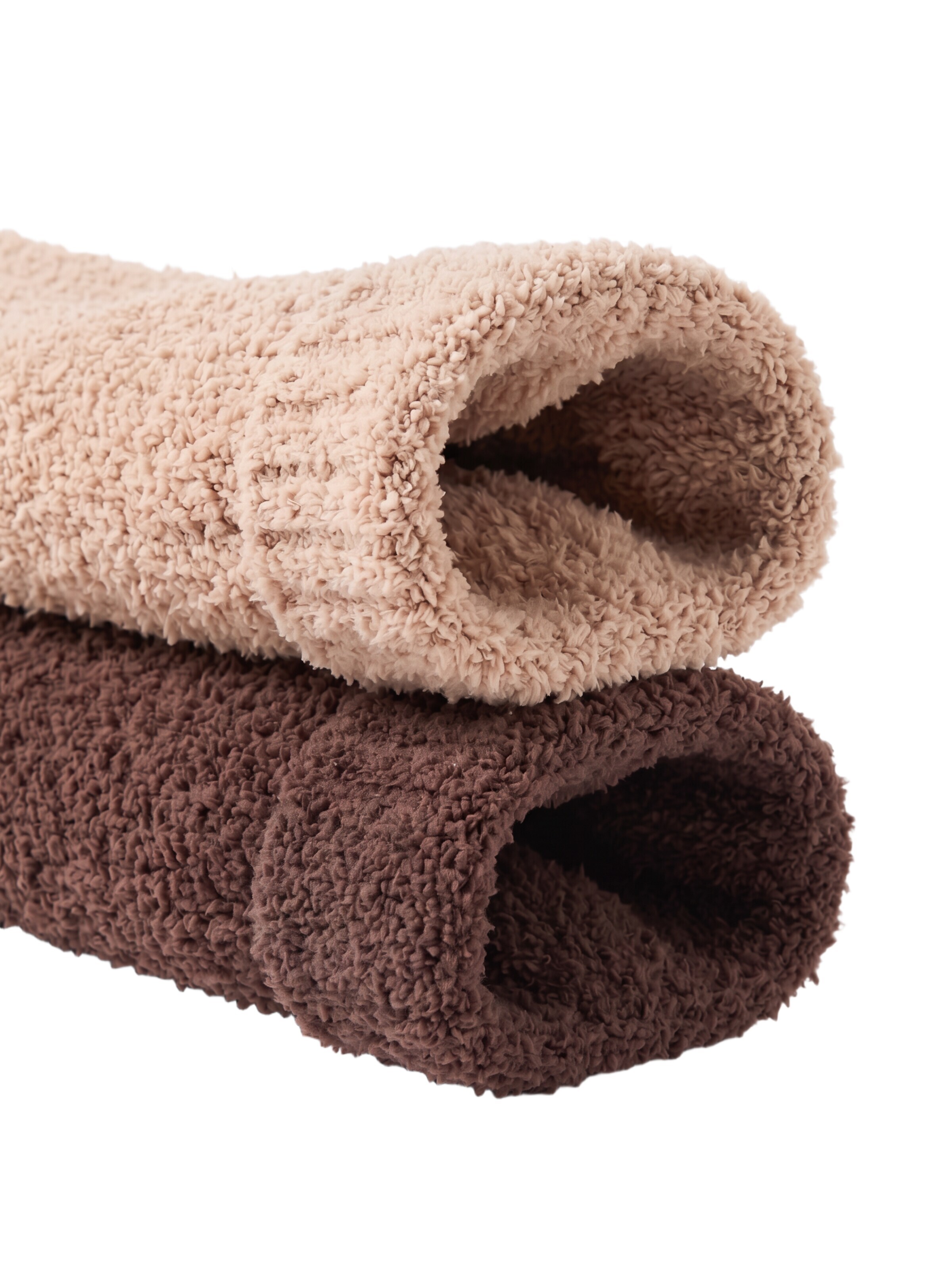 BONVERANO Over the Knee Socks in Brown