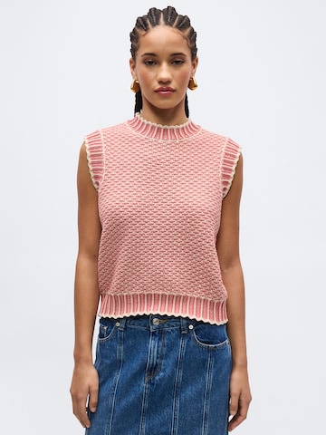 Pull-over 'Pilla' MSCH COPENHAGEN en rose : devant