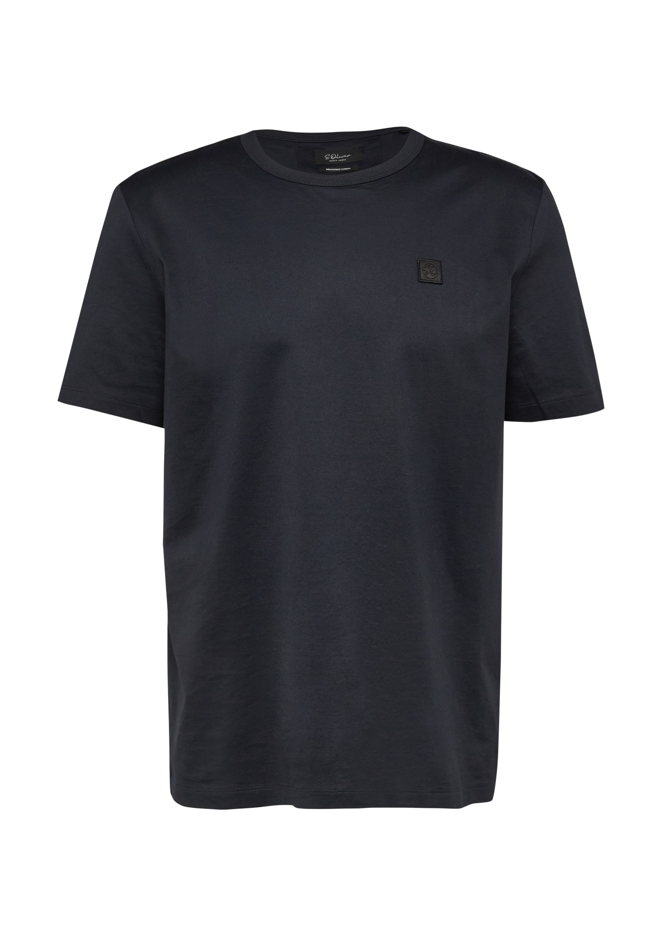 T-Shirt s.Oliver BLACK LABEL en bleu : devant