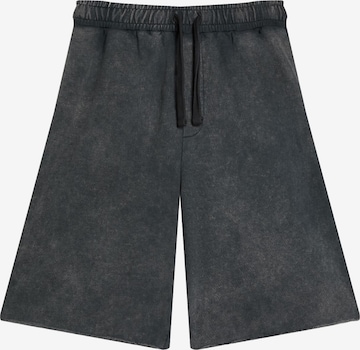 Bershka Loosefit Byxa i svart: framsida