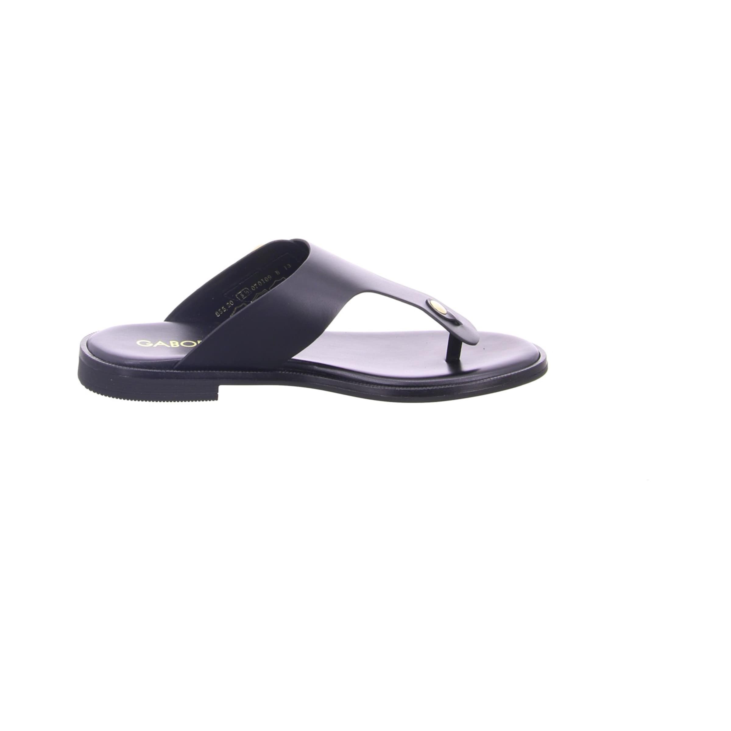 GABOR Teenslipper in Zwart