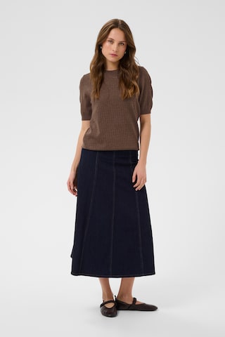 SAINT TROPEZ Sweter 'SZMila' w kolorze brązowy
