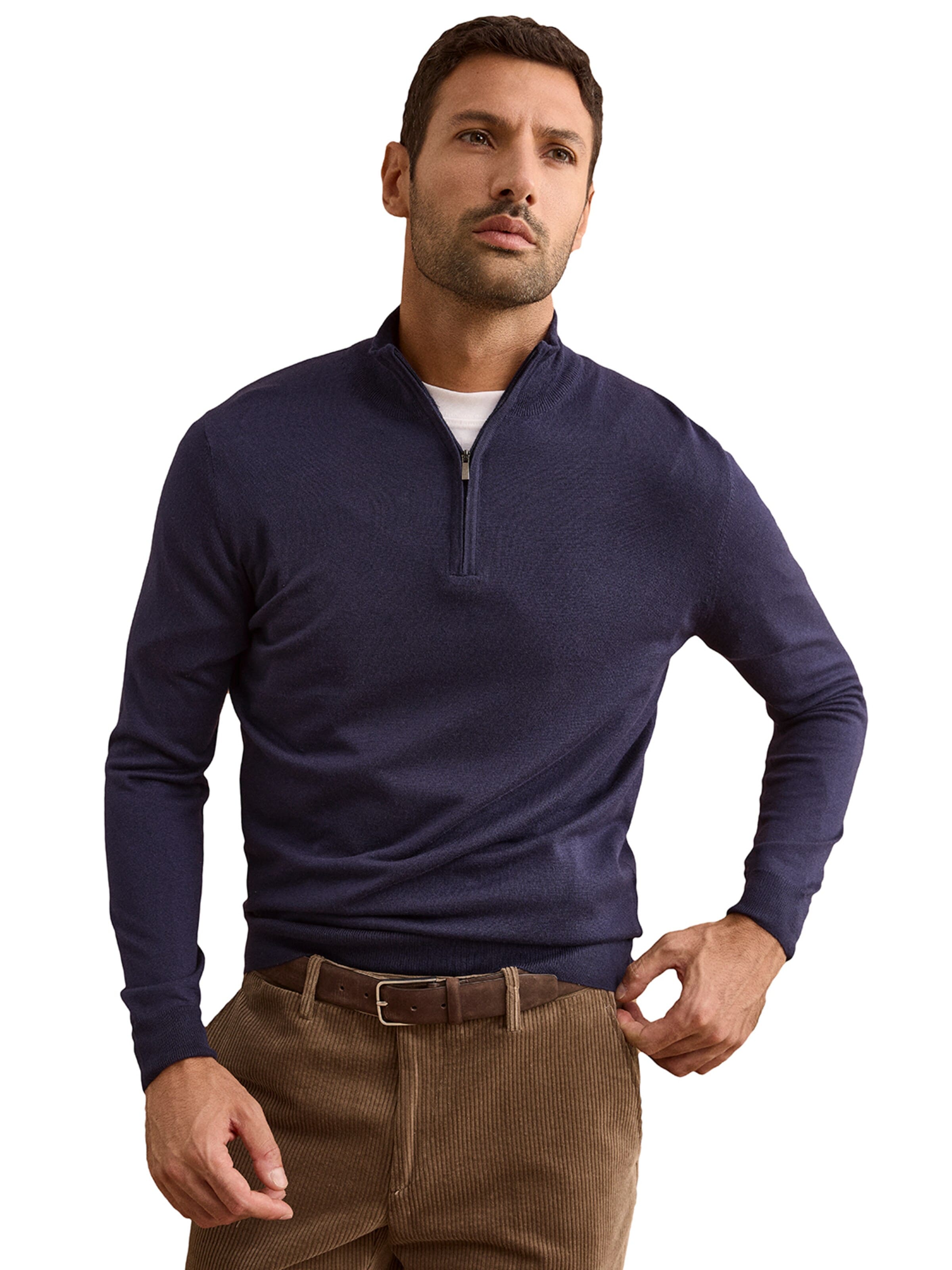 Vestes en maille Il Lanificio en bleu