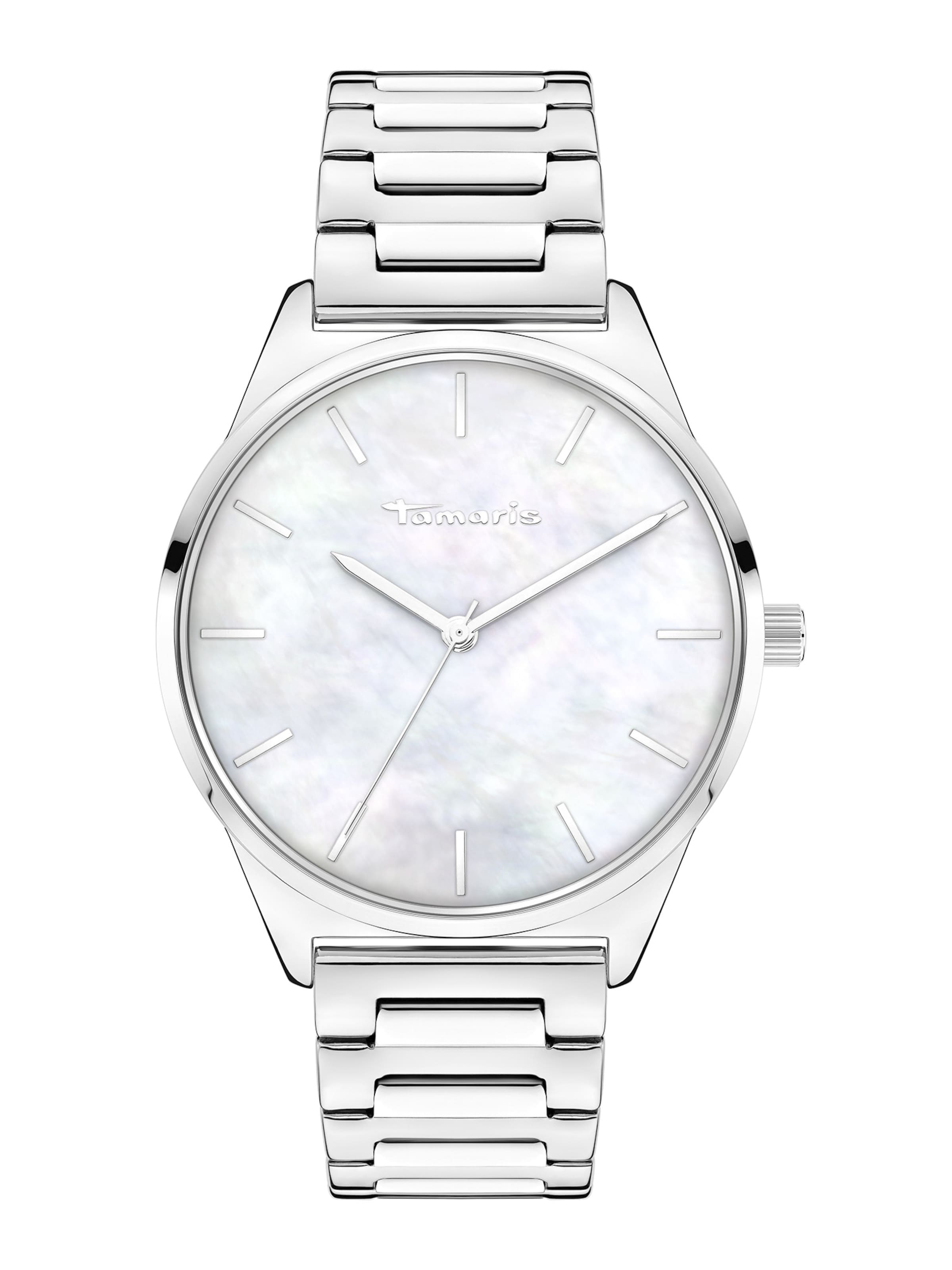 Tamaris Analoog horloge in Zilver: voorkant