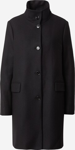 BOSS Between-seasons coat 'Coshina' in Black: front